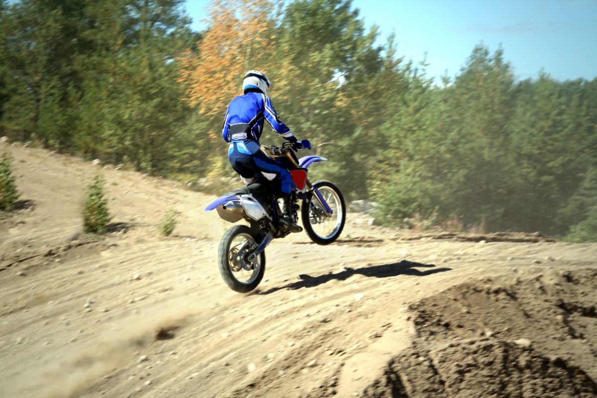 conduite de motocross
