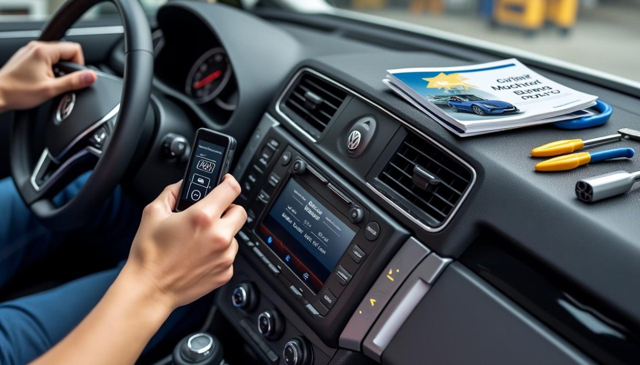 Comment réinitialiser la fermeture centralisée d’un Volkswagen Touran ?