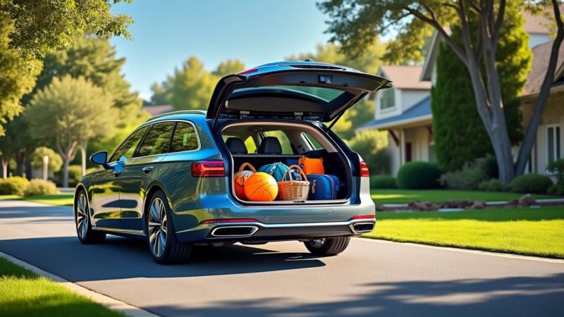 La meilleure berline avec un grand coffre pour les familles