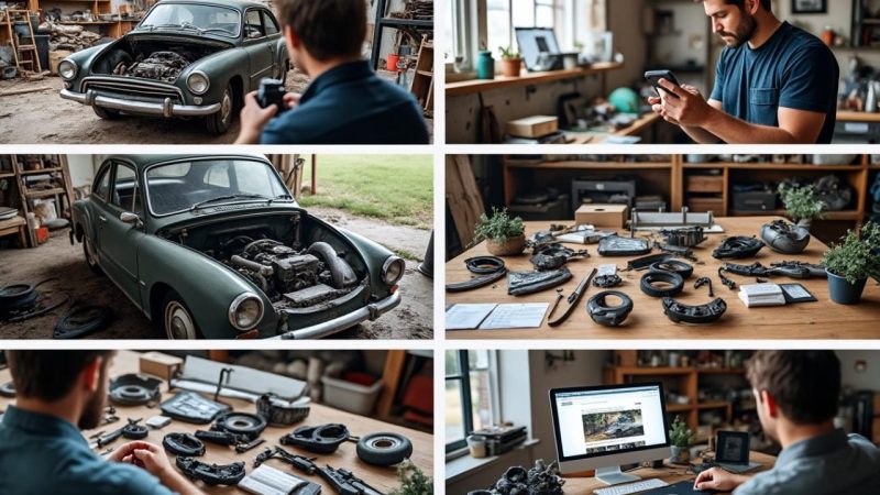 Vendre son véhicule pour pièces détachées : les étapes à suivre pour un particulier