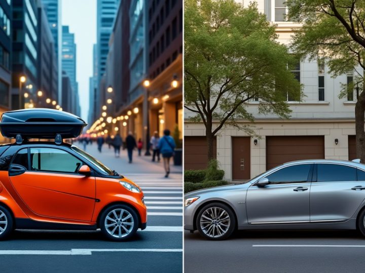 Différences clés entre une citadine et une berline