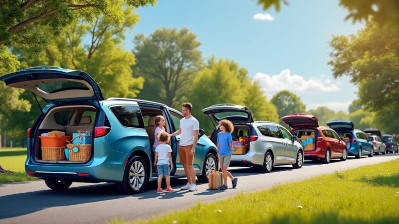 Les meilleurs monospaces avec un grand coffre pour votre famille