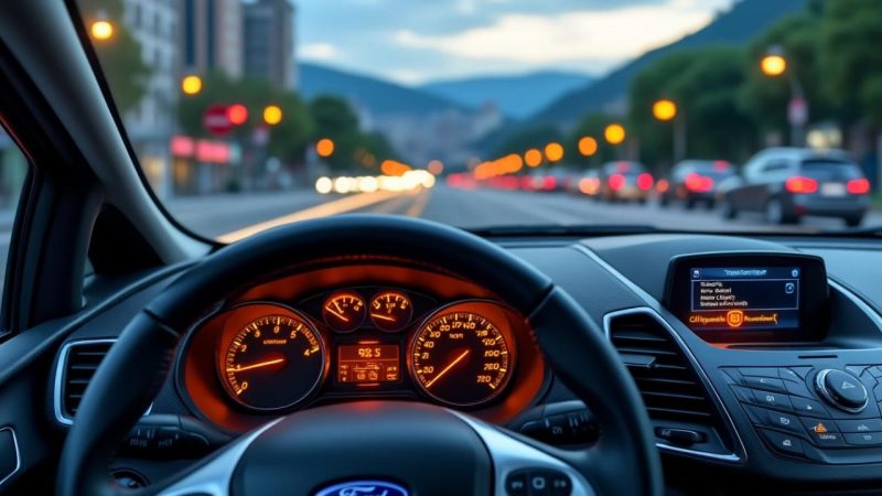 Que signifie le voyant orange sur une Ford Fiesta ?