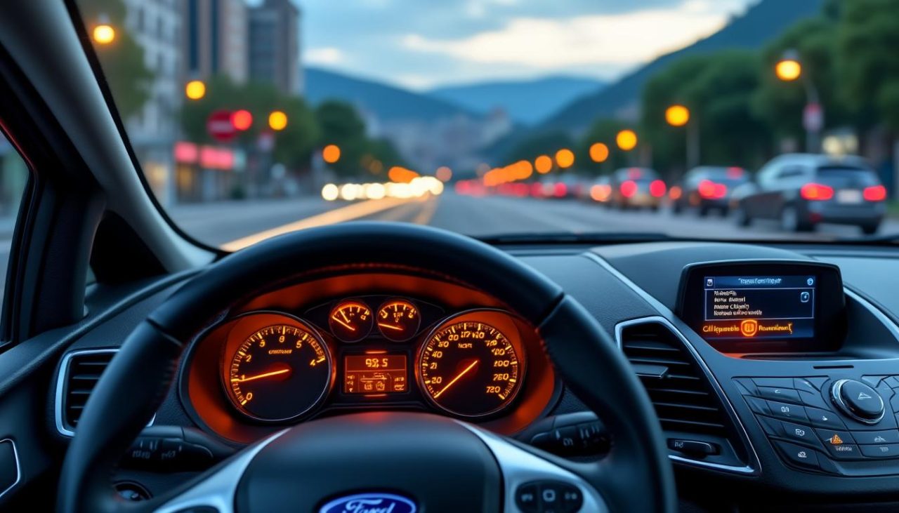 Que signifie le voyant orange sur une Ford Fiesta ?