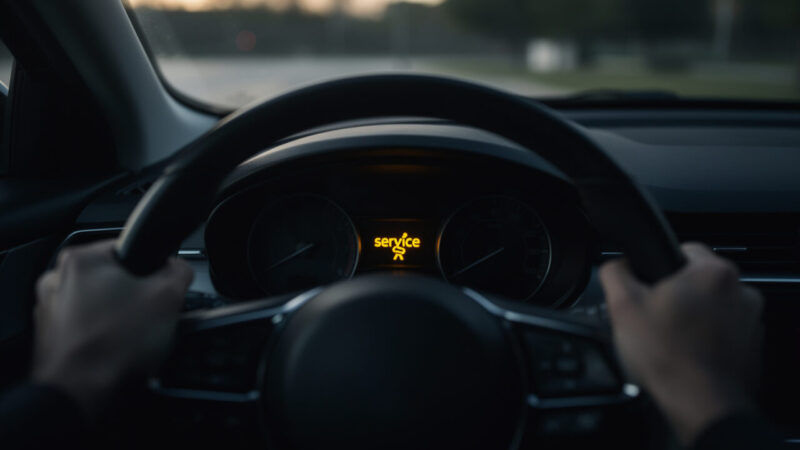 Peut-on conduire avec le voyant service allumé sur sa voiture ?