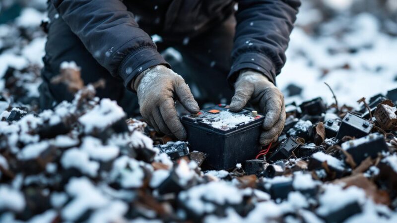 Pourquoi le ferrailleur voit le prix de la batterie au kilo chuter l’hiver et comment en profiter