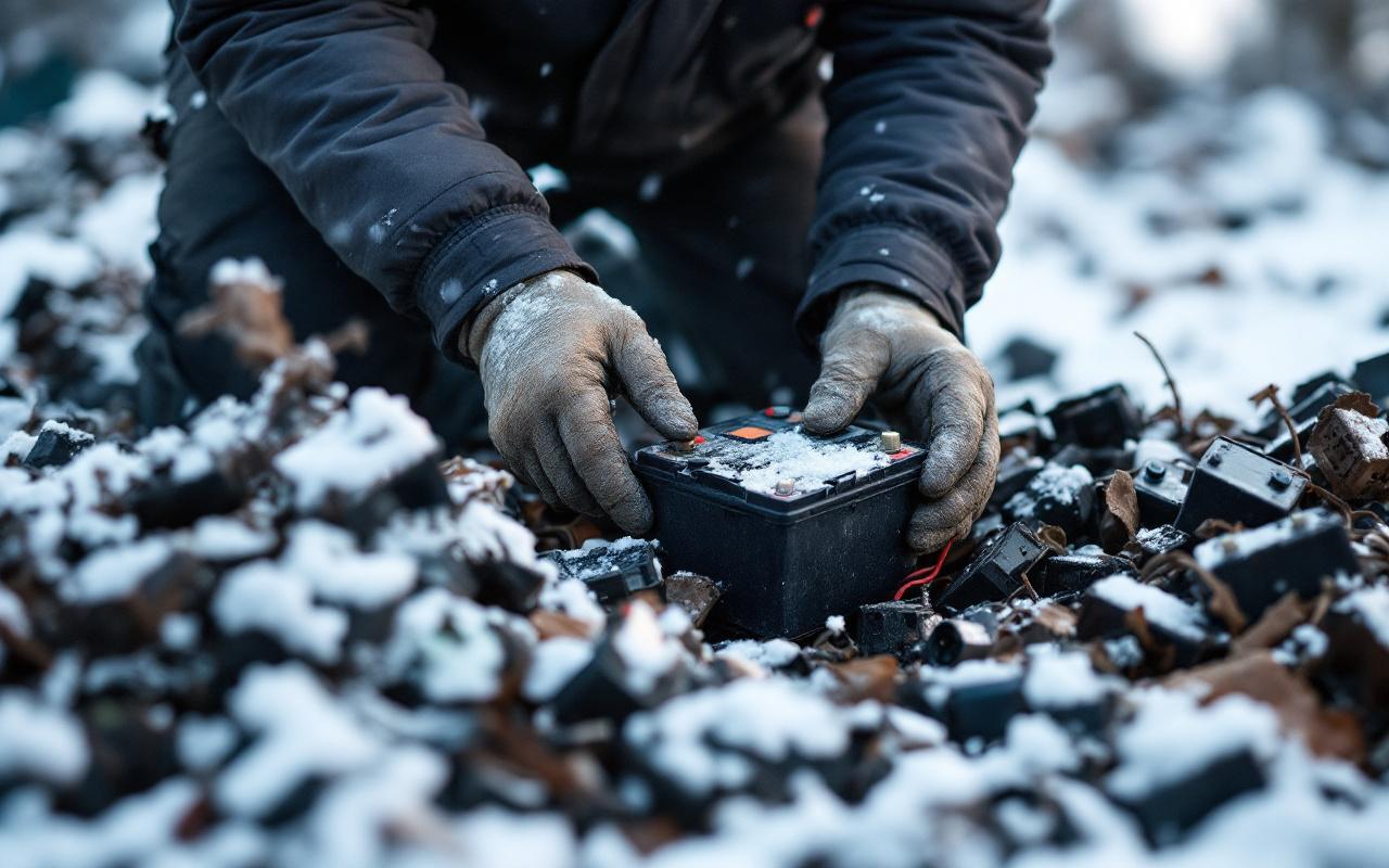 Pourquoi le ferrailleur voit le prix de la batterie au kilo chuter l’hiver et comment en profiter